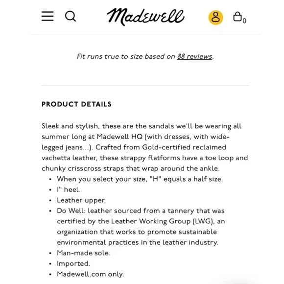 Madewell Natasha Flatform Summer Sandal Olive Tree Sold Out - Picture 5 of 6